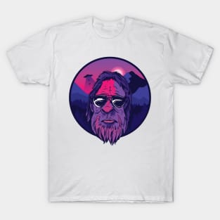 Bigfoot UFO Abduction Conspiracy Theory T-Shirt